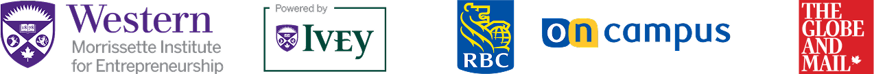 Footer logo - Western University, RBC on campus, The Globe and Mail